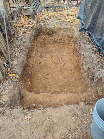 start diggin start but leave a step